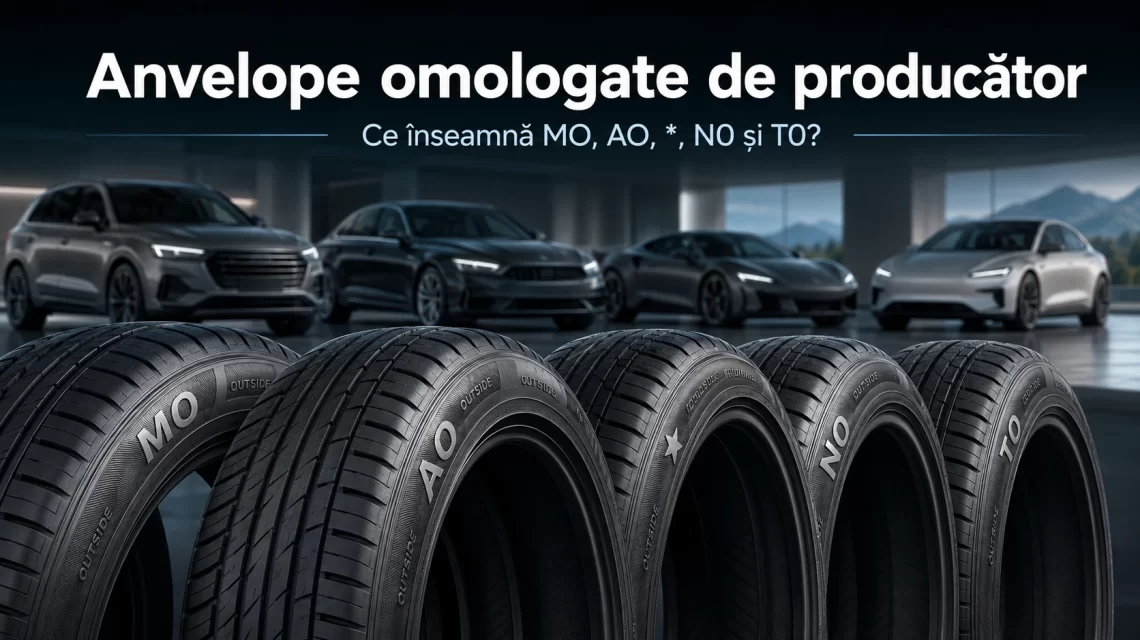 Anvelope omologate de producător ce înseamnă marcajele MO, AO, N0, T0