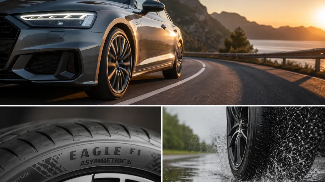 Goodyear Eagle F1 Asymmetric 6: test complet, avantaje și pentru cine este recomandată