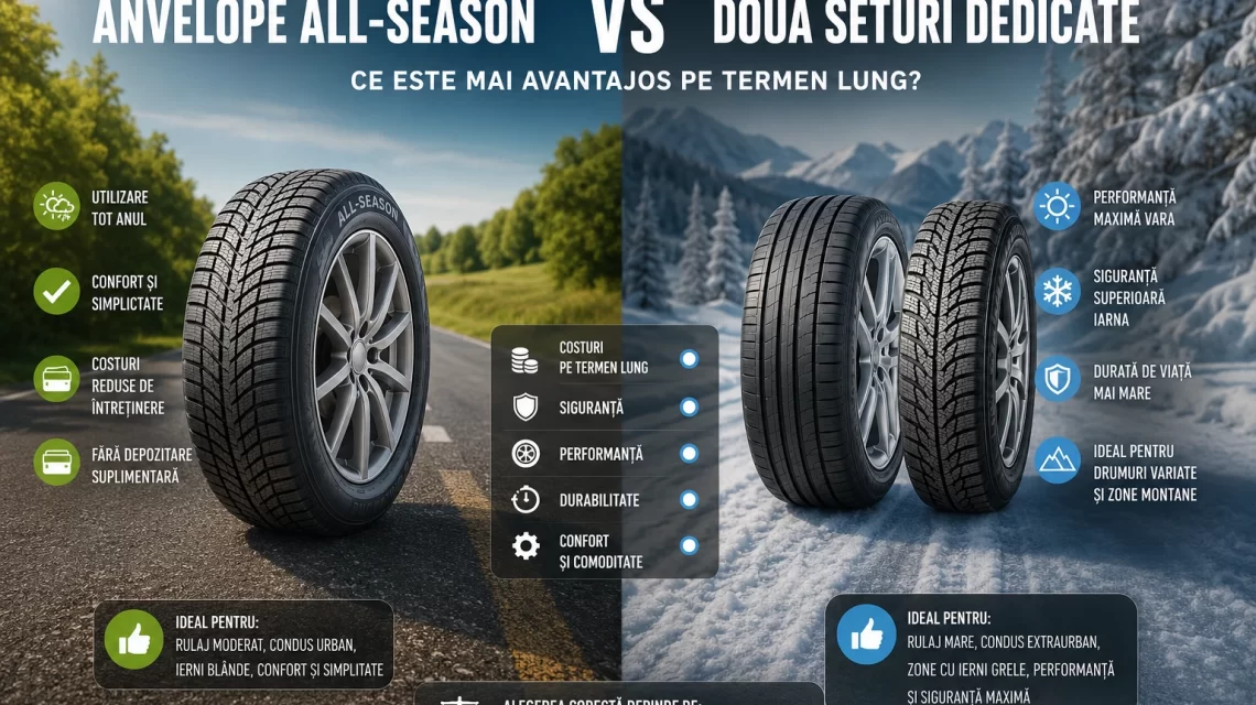 Anvelope all-season tot anul sau anvelope de vară si anvelope de iarnă